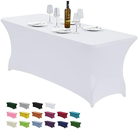CWK 6FT Stretch Spandex Tablecloth