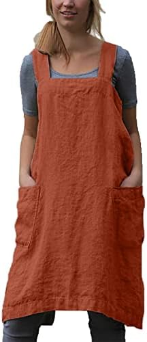 VLZUFE Crisp Cross-Back Womens Apron