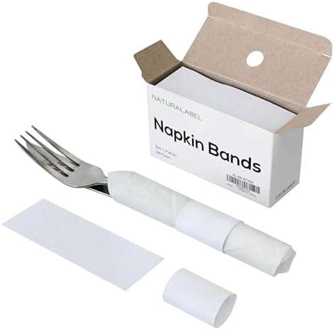 NaturalLabel Eco-Friendly Napkin Rings 500-Count