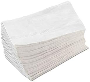 Tablecraft 250-Count 75x135 inch White Napkins