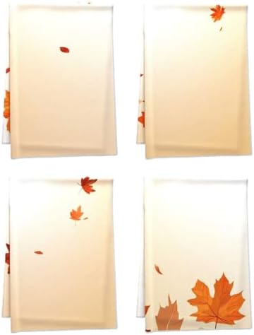 Oeught Fall Decor Towel Set 4pcs 16x24 Inch