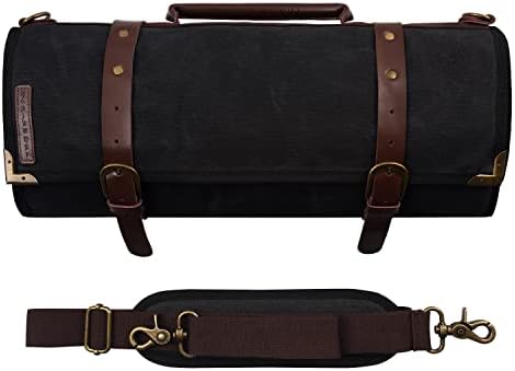 Elegant Chef Knife Roll Bag - 12 Slots Sizes Quality Warranty