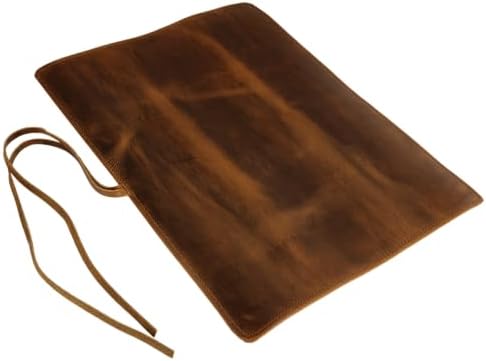 Premium Leather Knife Roll Bag