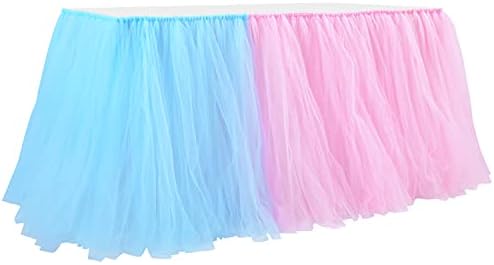 Easy-Wear Tulle Table Skirt for Boys Girls Birthdays and Weddings