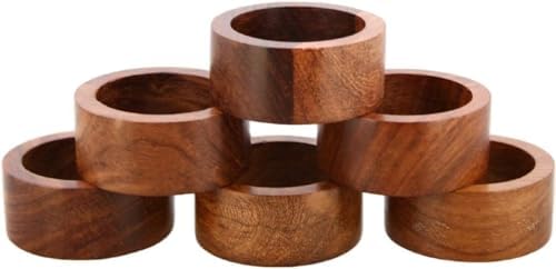 Elegant Napkin Rings - Set of 12