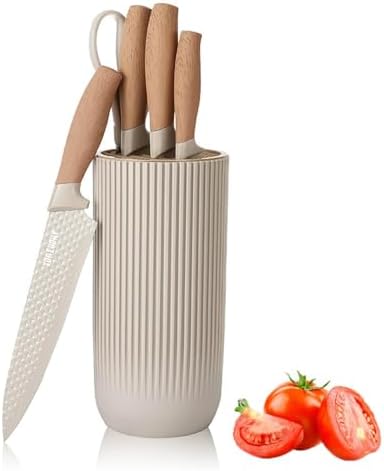 Ergonomic 6-Piece Anti-Rust Kitchen Knife Set
