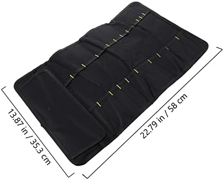22 Slots Portable Chef Roll Bag Multi Functional Knife Carrying Case