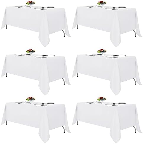 Fitable White Tablecloths 70x120