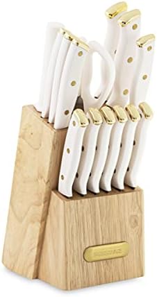 Stylish and Functional 15-Piece Knife Block Set