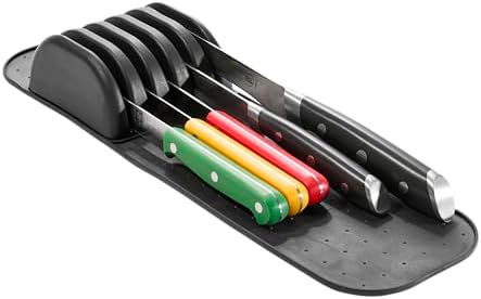 Madesmart 5-SLOT Kitchen Knife Holder Storage Mat