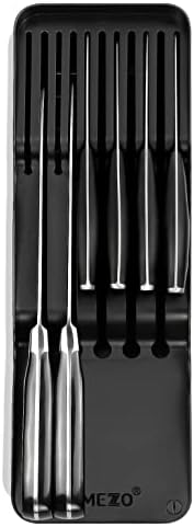 GMEZZO Knife Organizer Tray for Knives Small Black