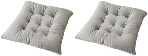2-Piece Soft Chair Cushions with Anti-Slip Ties