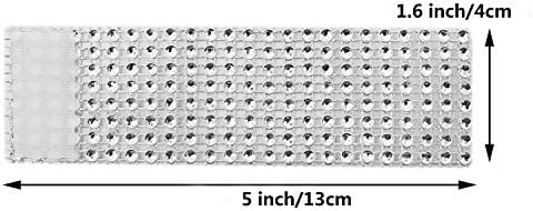 Presenting the KPOSIYA 120-Piece Rhinestone Napkin Rings Set