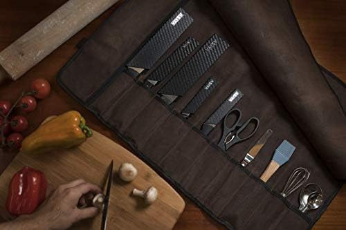 Asaya Canvas Chef Knife Roll Bag