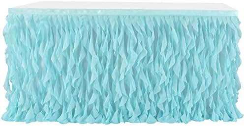 Mint Green Tutu Table Skirt for Mermaid Parties