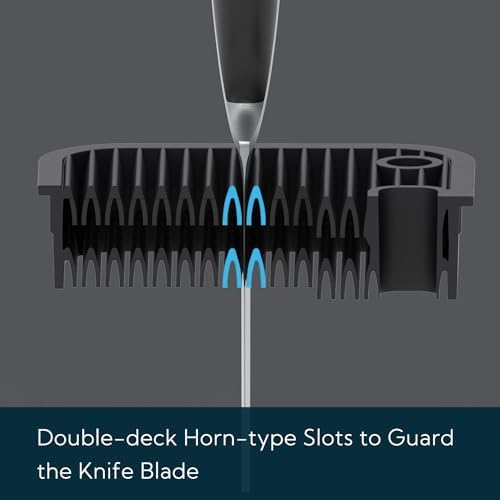 KITCHENDAO Deluxe Universal Knife Block