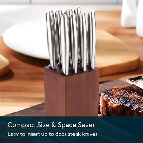 Sturdy 55-inch Wooden Steak Knife Holder