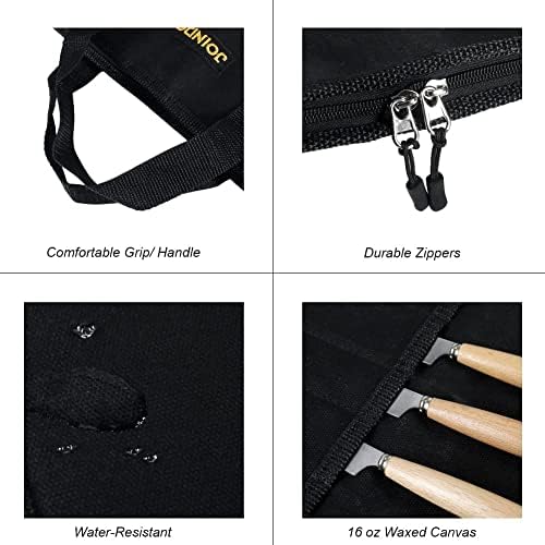 Heavy Duty Canvas Chefs Knife Roll Case