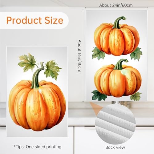 Rustic Fall Microfiber Towels Set - 4 x 16x24