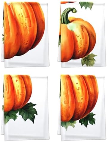 Rustic Fall Microfiber Towels Set - 4 x 16x24