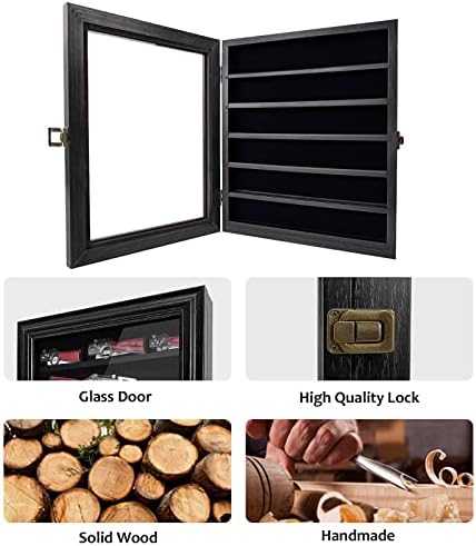 Lockable Tempered Glass Knife Display Case