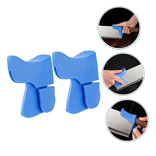 Comfortable Abrasion-Resistant Silicone Grip Cutter Cover Universal Kitchen Guards Ergonomic Design
