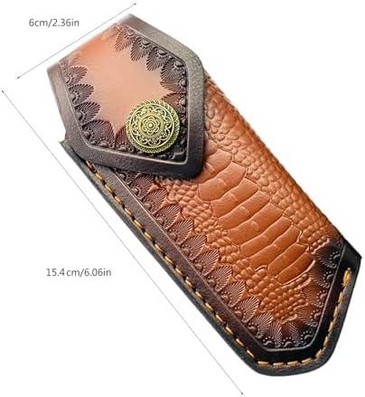 Foldable Leather Knives Case - Outdoor Camping Kitchen Use