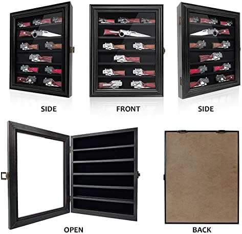 Lockable Tempered Glass Knife Display Case