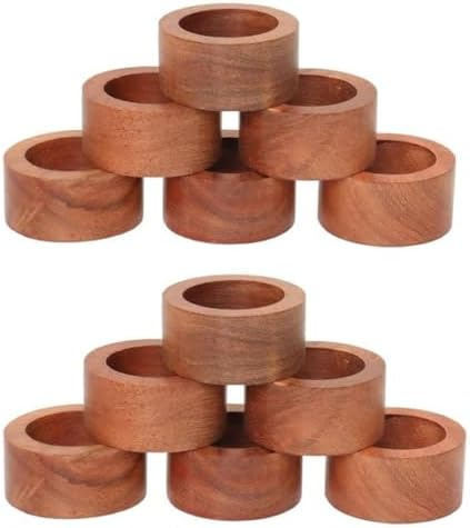 Elegant Napkin Rings - Set of 12
