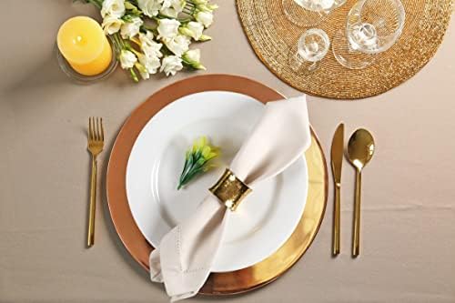 Elegant 20x20 Soft Cloth Napkins Washable Dinner Napkins for Home Weddings Events