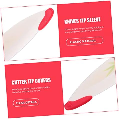 Garneck 50-Piece Plastic Tip Covers Kitchen Utility Protector