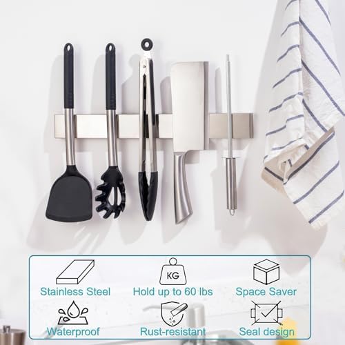 Stainless Steel Magnetic Knife Holder Strip