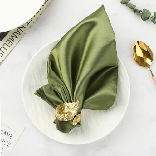 12-Piece Gold Napkin Rings Set for Home Events and Gifting