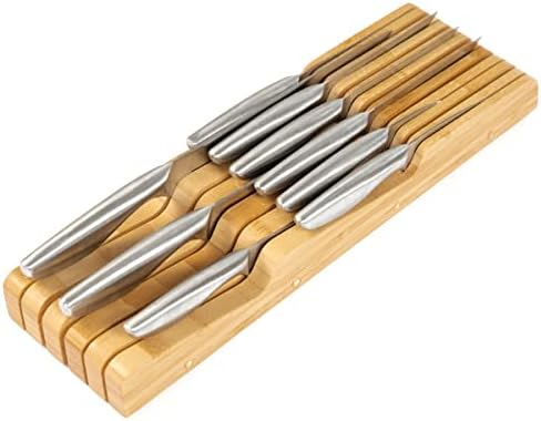 Bamboo Knives Block Multifunctional Organizer