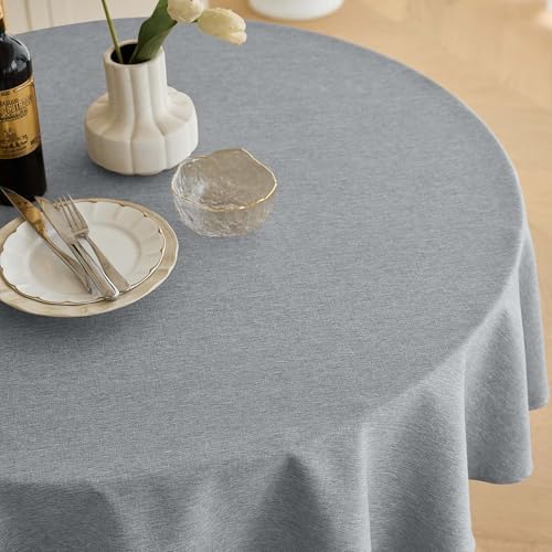 Perfect Heat Resistant Round Tablecloth for Home Outdoor Use