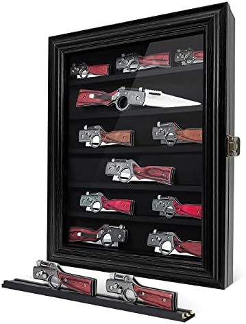 Lockable Tempered Glass Knife Display Case