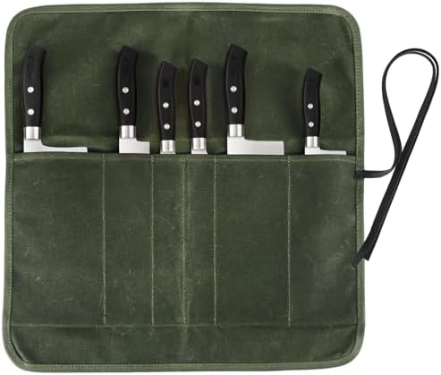 Heavy Duty Chefs Knife Roll Bag Folding Durable