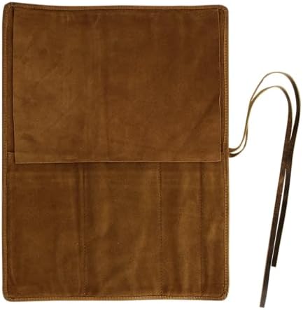 Premium Leather Knife Roll Bag