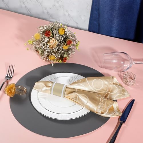 Germiwipe Matte Gold Silverware Napkin Rings 200 PCS