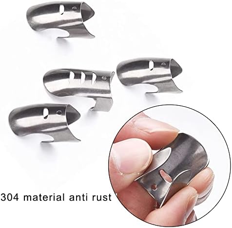 4 Pcs Stainless Steel Finger Protectors