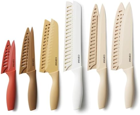 Razorsharp 12-Piece Set Stainless Steel with Ceramic Coating Ergonomic Handle