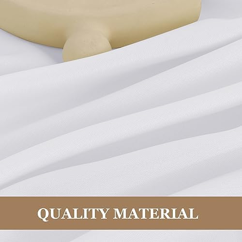 Fitable White Tablecloths 70x120