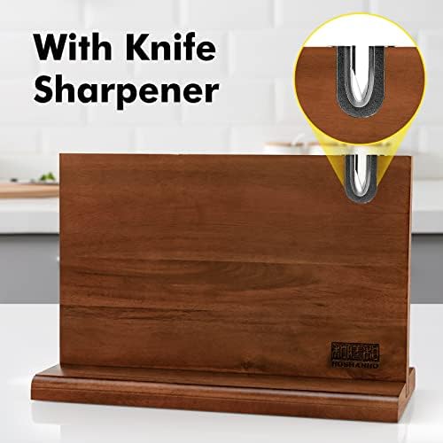 HOSHANHO Magnetic Knife Block 14x10 Inches 1