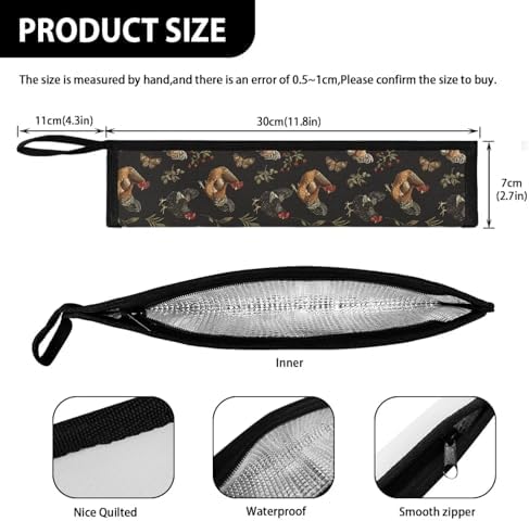 Netilgen Travel Knife Fork Spoon Organizer Bag