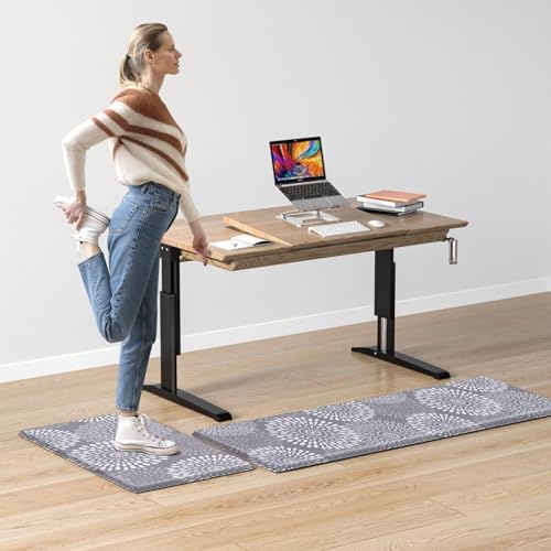 LuxStep Kitchen Anti-Fatigue Mats with Slow-Rebound Waterproof for Home Kitchen