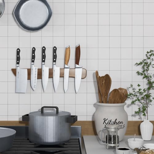 Stylish Acacia Wood Magnetic Knife Holder