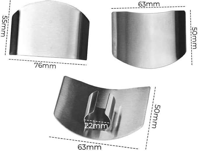 Stainless Steel Finger Protection Safe Durable Premium Must-Have C-6Pcs