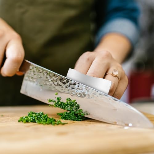 Stainless Steel Finger Guards 6-Piece Set for Kitchen Use
