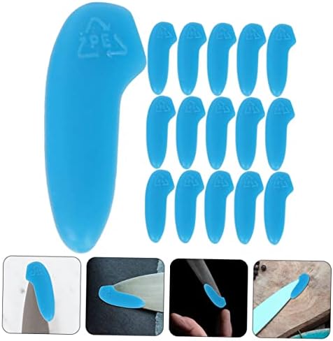 25-Piece Plastic Knife Tip Covers Protects Sharpens Knives