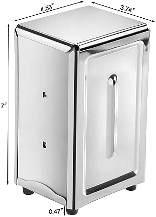 NEW STAR STAINLESS STEEL NAPKIN DISPENSER FORRestaurants Home Use